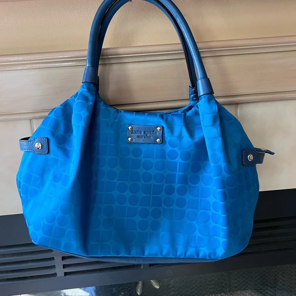 Kate Spade Vibrant Blue Shoulder Bag - Picture 1 of 15